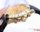 Best Replica Rolex Daytona Watch Gold Diamond Face Rubber Band 40mm (5)_th.jpg
